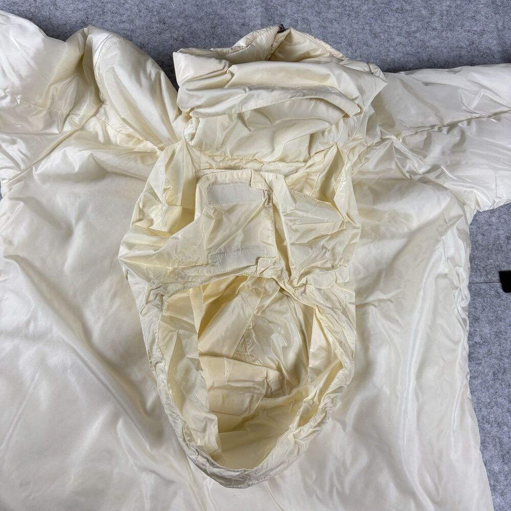 Vintage Archive Prada Sport Ivory White Puffer Jacket w/ Hood Mens Large SGA293 - Picture 14 of 16